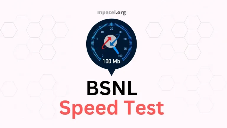 BSNL Speed Test Tool